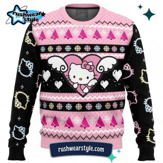 Hello Kitty Christmas Sweater – Festive Ugly Holiday Design