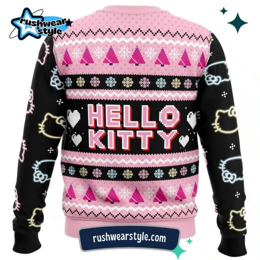 Hello Kitty Christmas Sweater – Festive Ugly Holiday Design