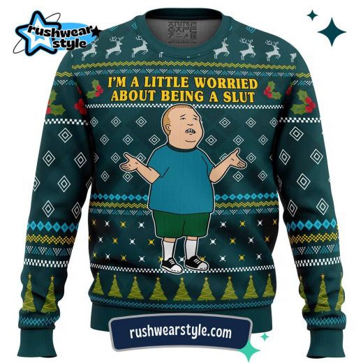 King of the Hill Christmas Sweater – I’m a Little Worried Holiday Edition