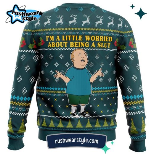 King of the Hill Christmas Sweater – I’m a Little Worried Holiday Edition