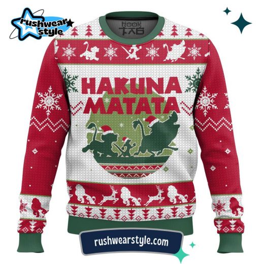 Simba Christmas Sweater – Iconic Holiday Ugly Sweater