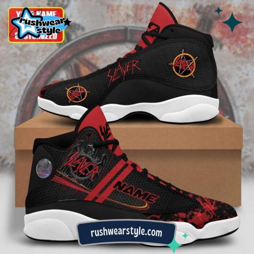 Personalized Slayer Jordan 13 Sneaker – HUANNM 1727 Custom Edition