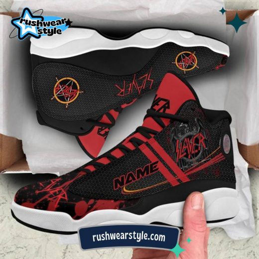 Personalized Slayer Jordan 13 Sneaker – HUANNM 1727 Custom Edition