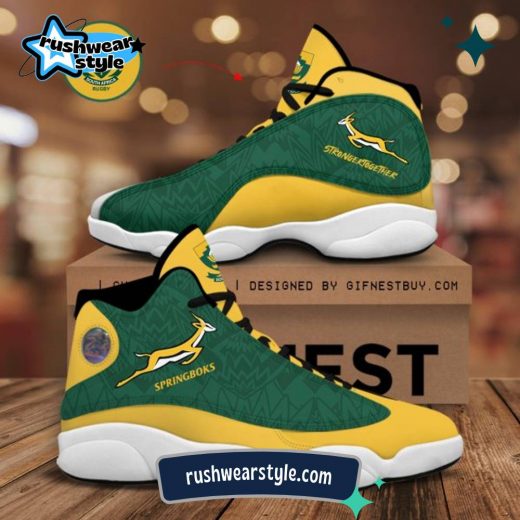 South Africa x Rugby World Cup Jordan 13 Sneaker – TANTN 3143 Rugby Fan Edition