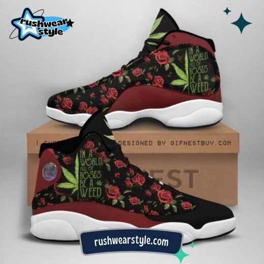 Weed Jordan 13 Sneaker – VANDH 1627 Cannabis Culture Edition