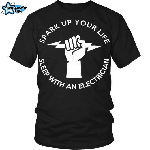 Electrician T-Shirt – “Spark Up Your Life: Electrician Edition”