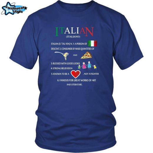 Funny Italian T-Shirt – “What’s Italian? Wear It Proud”