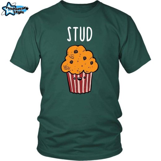 Funny T-Shirt – “Stud Muffin: Playful Pun Tee”