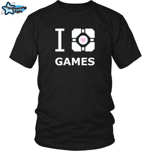 Gamer T-Shirt – “Companion Cube: Gamers Unite!”