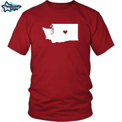 State T-Shirt – “Washington Love: Evergreen State Pride Tee”