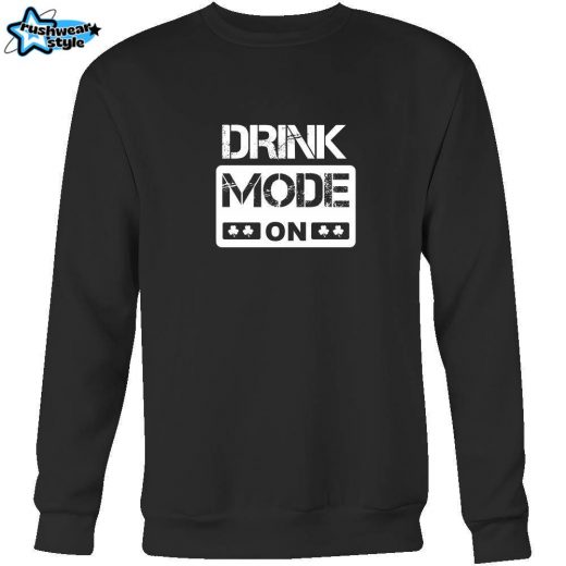 Happy Saint Patrick’s Day – “Drink Mode ON” – custom made funny apparel.