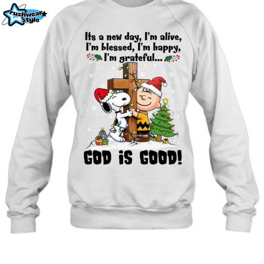 Snoopy’s Faith: God is Good M219 – Sweatshirt