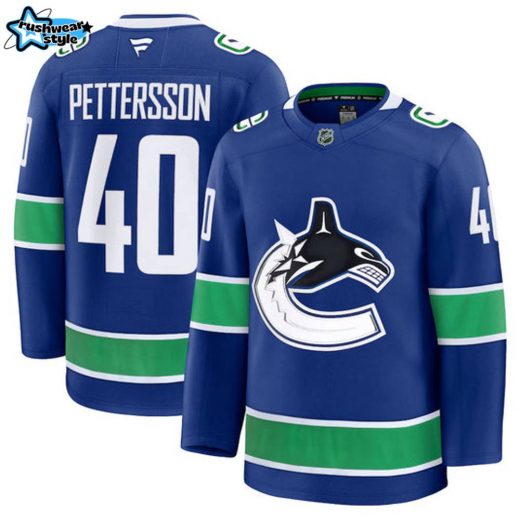 Elias Pettersson Vancouver Canucks NHL Fanatics Premium Home Jersey