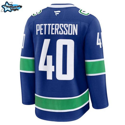 Elias Pettersson Vancouver Canucks NHL Fanatics Premium Home Jersey