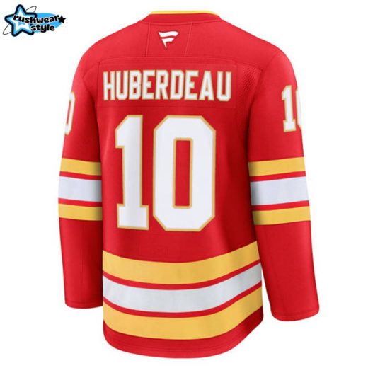 Jonathan Huberdeau Calgary Flames NHL Fanatics Premium Home Jersey