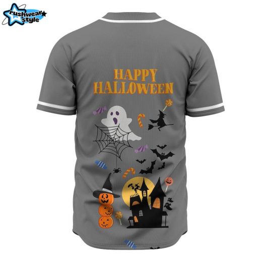 Ghost Happy Halloween Trick or Treat Baseball Jersey, Disney Halloween Baseball Jersey, Halloween Baseball Jersey