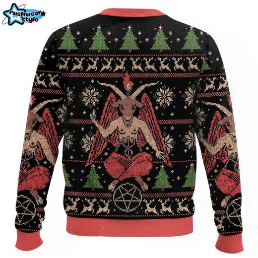 Hail Santa Satan Claus Holiday Sweater