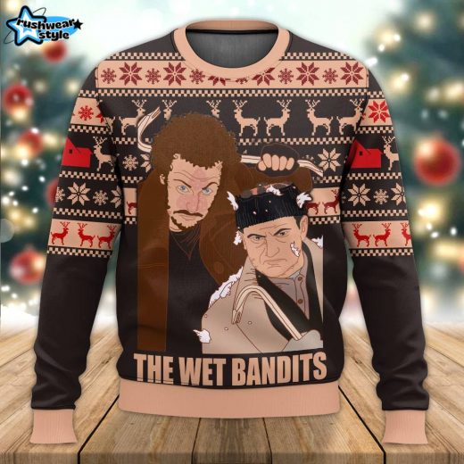 Home Alone Wet Bandits Holiday Sweater