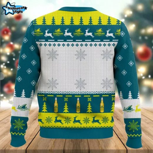 Landshark Beer 3D Holiday Knit Sweater