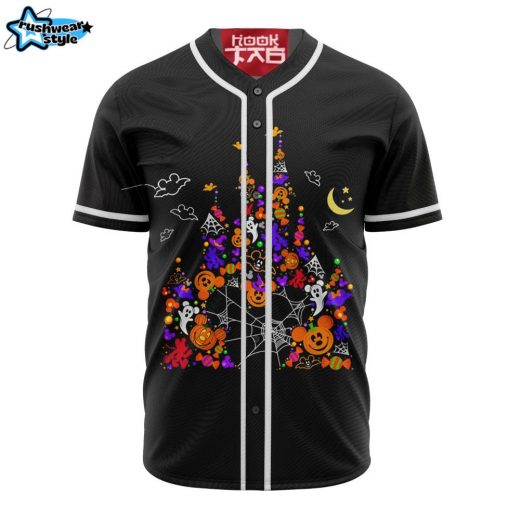 Mickey Halloween Baseball Jersey, Disney Halloween Baseball Jersey, Halloween Baseball Jersey