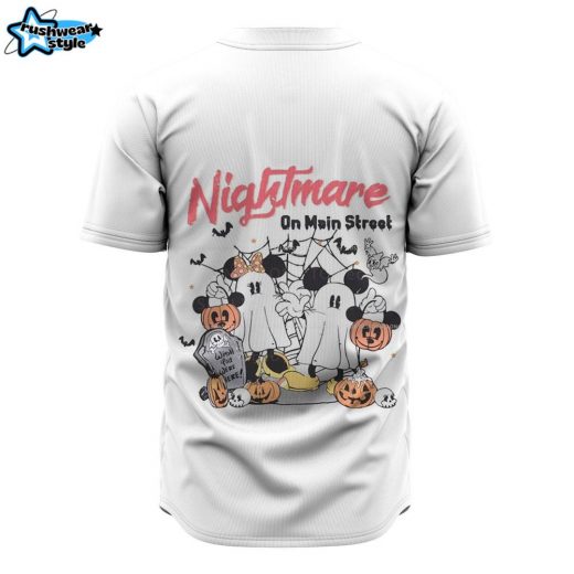 Mickey Mouse Boobash Halloween Baseball Jersey, Disney Halloween Baseball Jersey, Halloween Baseball Jersey