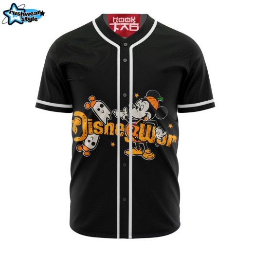 Mickey Mouse Halloween Baseball Jersey, Disney Halloween Baseball Jersey, Halloween Baseball Jersey