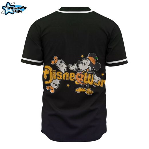 Mickey Mouse Halloween Baseball Jersey, Disney Halloween Baseball Jersey, Halloween Baseball Jersey