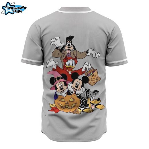 Mickey Mouse with Friends Halloween Baseball Jersey, Disney Halloween Baseball Jersey, Halloween Baseball Jersey