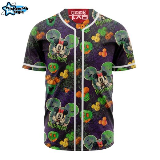 Minnie Halloween Baseball Jersey, Disney Halloween Baseball Jersey, Halloween Baseball Jersey