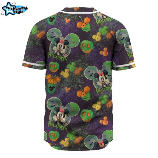 Minnie Halloween Baseball Jersey, Disney Halloween Baseball Jersey, Halloween Baseball Jersey