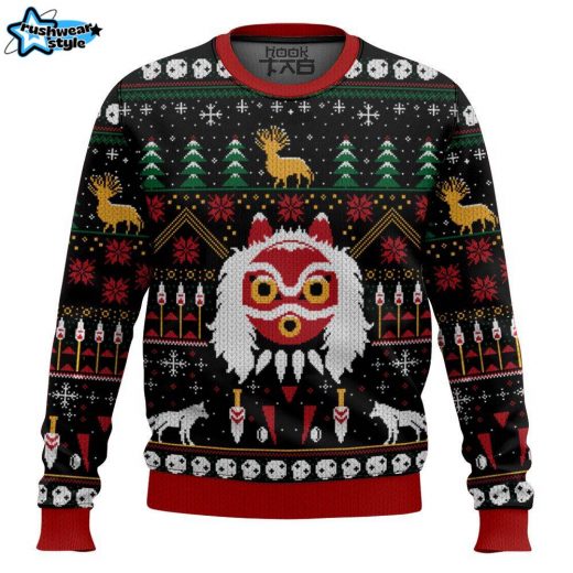 Princess Mononoke Cozy Holiday Sweater