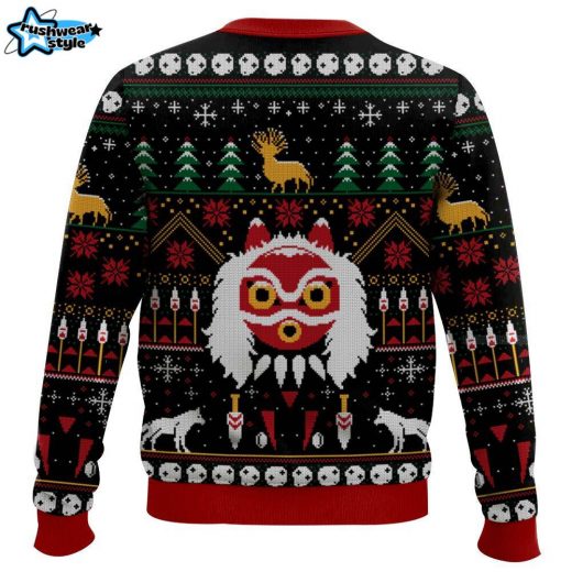 Princess Mononoke Cozy Holiday Sweater