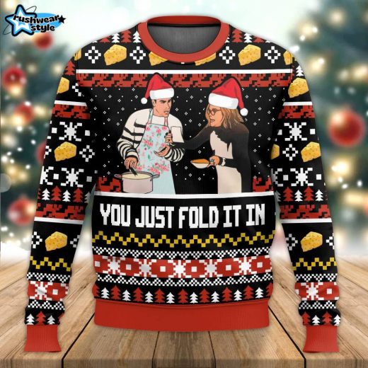 Schitt’s Creek “You Just Fold It In” Festive Sweater