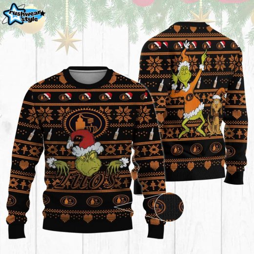 Tito’s Grinch-Themed Christmas Sweater