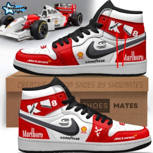 Ayrton Senna F1 Legend Air Jordan 1 High-Top Shoes