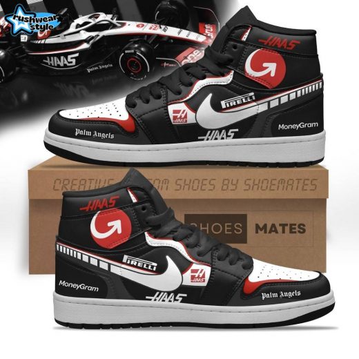 Haas F1 Team Air Jordan 1 High-Top Sneakers