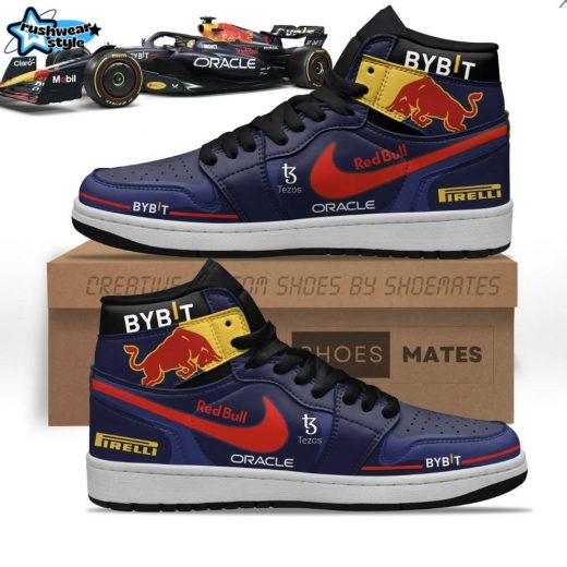 Red Bull Racing F1 Air Jordan 1 High-Top Shoes