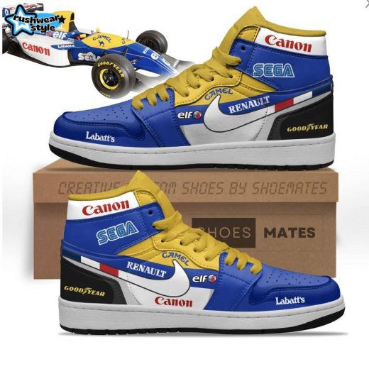 Renault F1 Air Jordan 1 Retro High Sneakers