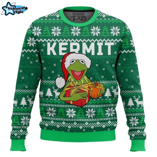 Kermit The Muppet Show Ugly Sweater