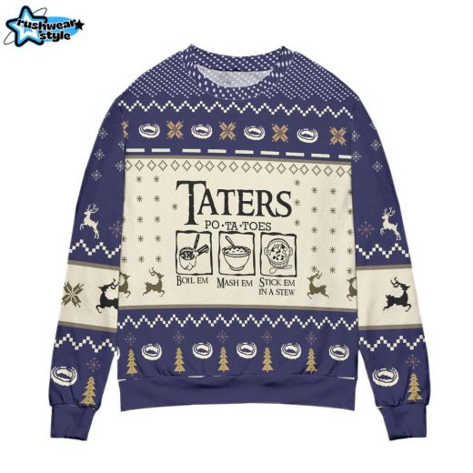 LOTR Taters Potatoes Ugly Christmas Sweatshirt