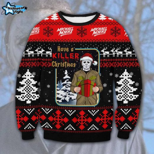 Michael Myer Christmas Ugly Sweater