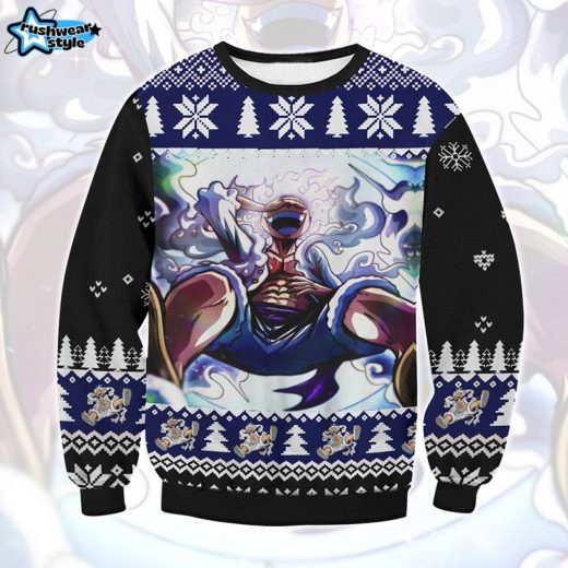 One piece Luffy Gear 5 Woolen Knitted Sweater – LIMITED EDITION