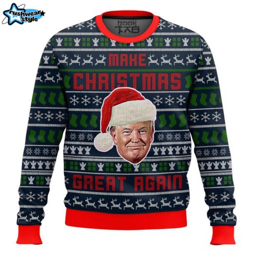 Trump Make Christmas Great Again Ugly Christmas Sweater