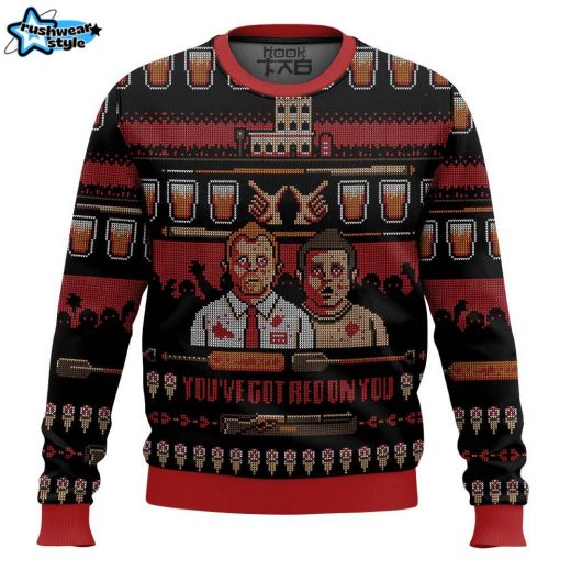 You’ve Got Red on You Shaun Of The Dead Ugly Sweater