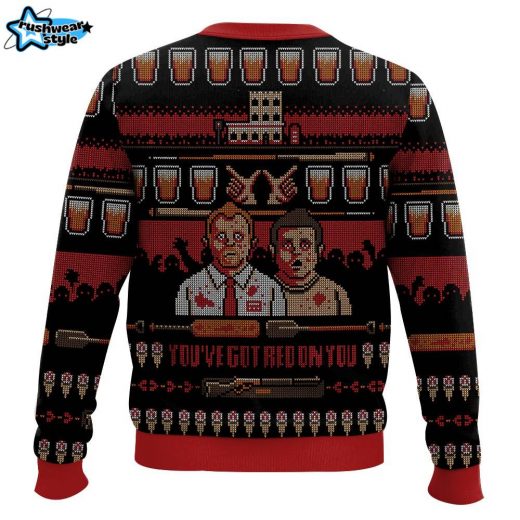 You’ve Got Red on You Shaun Of The Dead Ugly Sweater