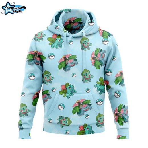 Bulbasaur line Pokemon Hoodie