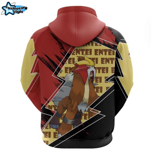 Entei – Pokemon Hoodie Anime Style