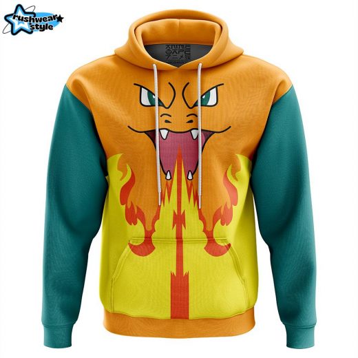 Hooktab Charizard Pokemon Anime Hoodie