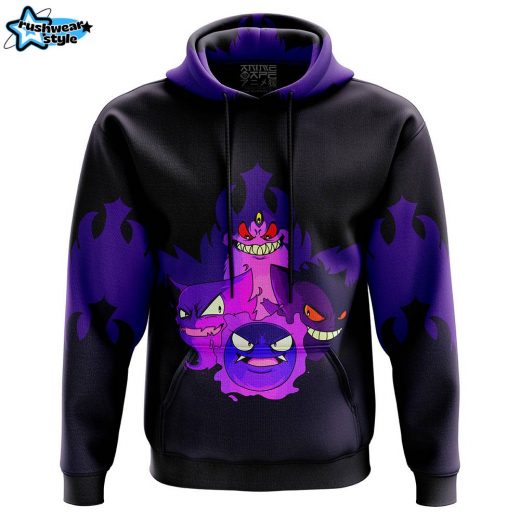 Hooktab Ghoulish Gengar Anime Hoodie