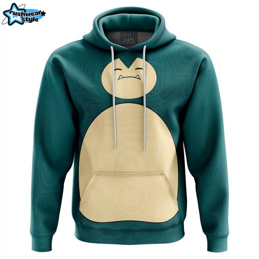 Hooktab Snorlax Pokemon Anime Hoodie